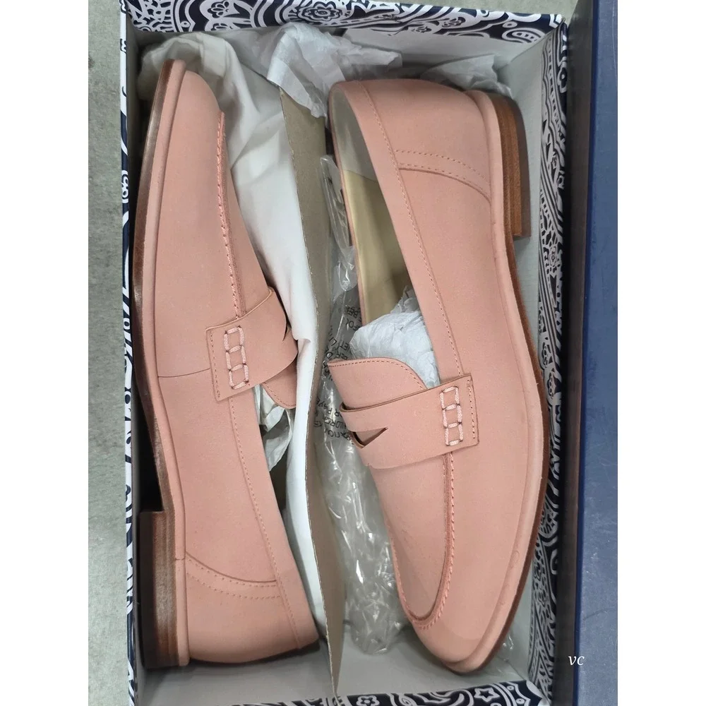 J.McLaughlin Concetta Leather Loafers in Pink - Women's Size 9.5 new in box